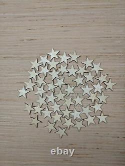 4000 5/8 inch Mini Wood Stars Laser Cut Flag Making Wooden Stars- DIY Craft Su