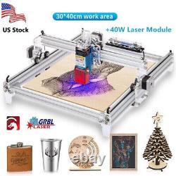 40W 3040cm CNC DIY Laser Engraving Cutting Machine Desktop Printer Wood Router