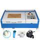 40w Co2 Usb Laser Cutting Machine Engraving Engraver Wood Cutter With 4 Wheels