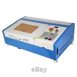 40W CO2 USB Laser Cutting Machine Engraving Engraver Wood Cutter with 4 Wheels