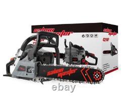 42CC Gas Powered Chainsaw Engine Cut Wood with 16 in Guide Bar Saw Chain 2-Cycle