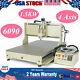 4axis Cnc 6090 Router Engraver Metal Wood Carving Engraving Vfd Usb 1.5kwith2.2kw