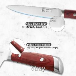 4PCS Kitchen Cooking Knife Set Chef's Knife High Carbon Stainless Steel Meat Cut