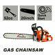52cc Gas Chainsaw 2 Stroke Aluminum Crankcase Chain Saw Wood Cutting Machine 20