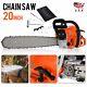 52cc Gasoline Chain Saw Cutting Wood Gas Sawing Aluminum Crankcase Chain Saw