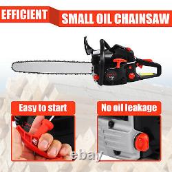60CC 22 Bar Gas Chainsaw 2-stroke Powered Chain Saw 2-Cycle Wood Cutting Tool