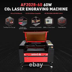 60W 28x20in CO2 Laser Engraver Cutter Cutting Engraving Machine Ruida Autofocus