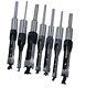 7pcs Woodworking Square Hole Mortise Chisel Drill Bits With 3/4 Shank Wood Cut