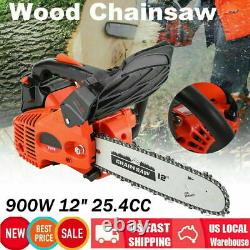 900W 12 25.4CC Gasoline Chainsaw Machine Cutting Wood 3000rmp Gas Chain Saw Kit