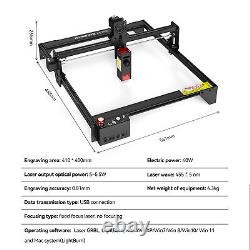 ATOMSTACK A5 M50 Laser 40W Engraving Cutting Machine for Wood Metal 410400mm US