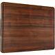 Azrhom Xxl Large Walnut Wood Cutting Board For Kitchen 24x18 Gift Box With Ju