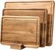 Acacia Wood Cutting Board Set Of 3 For Kitchen, Thick Chopping Board, Large Wood