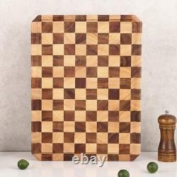 Acacia Wood Cutting Boards for Kitchen-Large Wooden Cutting Boards for