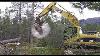 Amazing Latest Destroys U0026 Cutting Tree Excavator Machine Equipment Processing Tree Machine