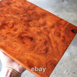 Amboyna Burl Exotic wood Cutting board Blanks DIY woodworking 8X 12X 7/8 #690