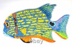 Angel Fish Wooden Jigsaw Puzzle-Hand Cut Dbl-Sided, Stained, Painted- 295 pcs