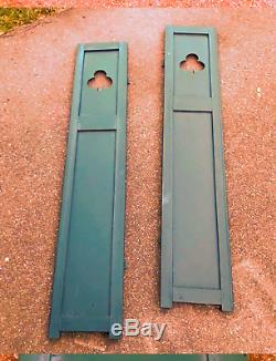 Antique Shutters Shamrock Cut Outs from Old New England Colonial Home