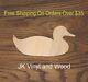 Any Size Duck, Swimming Duck, Wood Cutout, Laser Cut Wood, A338