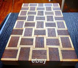 Artisanal End-Grain Cutting Board A Culinary Masterpiece