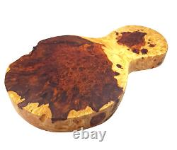 Asian Afzelia Burl, exotic wood, wooden tray, cutting board, food tray #