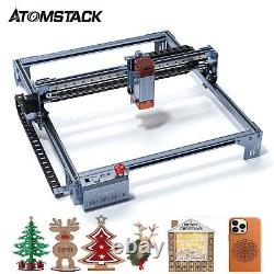 Atomstack A10 V2 12W CNC Laser Engraving Cutting Machine 400x400mm APP Control