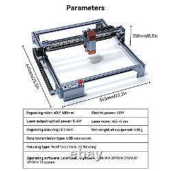 Atomstack A5 V2 6W Laser Engraving Cutting Machine 400x400mm APP Control C3G8