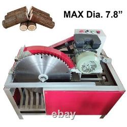 Automatic Log cutting Machine square logs Cut-off Saw Woodworking Cutter 220V