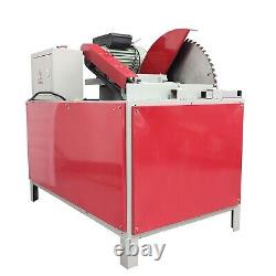 Automatic Log cutting Machine square logs Cut-off Saw Woodworking Cutter 220V