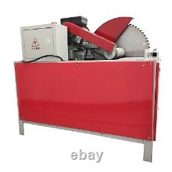 Automatic Log cutting Machine square logs Cut-off Saw Woodworking Cutter 220V