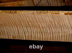 Awesome Wide Board! Extreme 5a Luthier Guitar Quilted Tiger Curly Maple Lumber