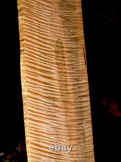 Awesome Wide Board! Extreme 5a Luthier Guitar Quilted Tiger Curly Maple Lumber