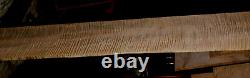 Awesome Wide Board! Extreme 5a Luthier Guitar Quilted Tiger Curly Maple Lumber