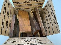 BEAUTIFUL! EXOTIC COCOBOLO WOOD CUT-OFFS! 19 Pounds box! FREE SHIPPING