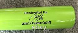 BRAND NEW Marucci Lindy12 Custom Cut-M 29 in Maple Wood Baseball Bat Green