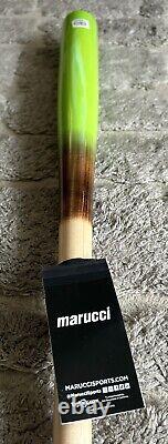 BRAND NEW Marucci Lindy12 Custom Cut-M 29 in Maple Wood Baseball Bat Green