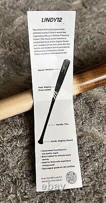 BRAND NEW Marucci Lindy12 Custom Cut-M 29 in Maple Wood Baseball Bat Green