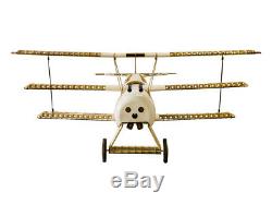 Balsawood Airplane Model Laser Cut Electric Power Fokker DRI 1540mm Wingspan