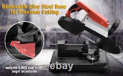 Band Saw with Base 1100W 5 Deep Cut Variable Speed for Metal Wood Fiberglass