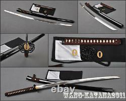 Battle Ready 1095 Steel Katana Japanese Samurai Sharp Practice Sword Cut Bamboo