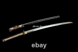 Battle Ready Clay Tempered T10 Steel Japanese Katana sword Sharp Cutting Blade