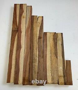 Beautiful! Exotic Granadillo Wood Cut-offs! 19 Lbs Box! Free Shipping