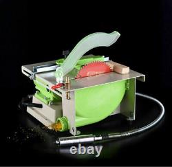 Bench Table Saw Jewelry Rock Stone Woodwork Carving Cutting Machine Buffer Lathe