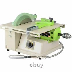 Bench Table Saw Jewelry Rock Stone Woodwork Carving Cutting Machine Buffer Lathe