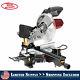 Bevel Sliding Compound Miter Saw With Laser Guided Precision Cutting Tool