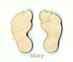 Big Foot Feet Laser Cut Wood Shape MYTH69