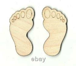 Bigfoot Feet Laser Cut Wood Shape MYTH27