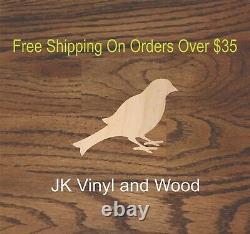 Bird, Birds, Laser Cut Wood, Wood Cutout, Crafting Supply, Craft Wood A151