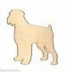 Black Russian Terrier Dog Unfinished Wood Shape Brt5598 Lindahl Woodcrafts