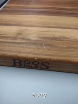 Boos Block Reversible Walnut Cutting Board 20 x 15 x 1.5