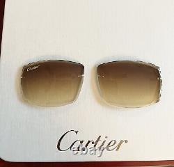 Brown Cartier Diamond Cut Lenses For Buffalo, Wood, Acetate, C Decor Wire